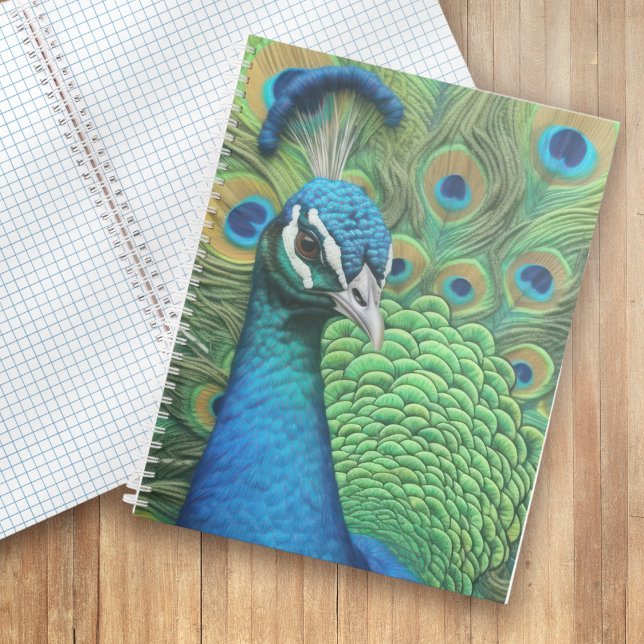 Peacock Feathers Notizbuch (Von Creator hochgeladen)