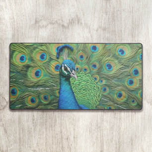 Peacock Feathers Schreibtischunterlage
