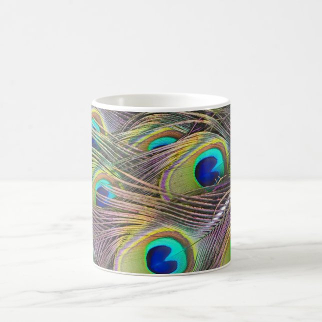 Peacock Feathers Tasse (Mittel)