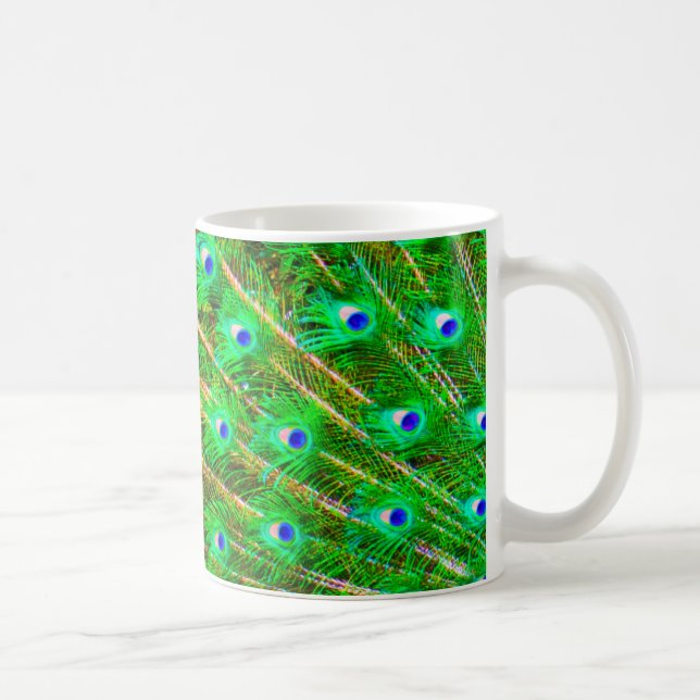 Peacock Feathers Tasse (Rechts)