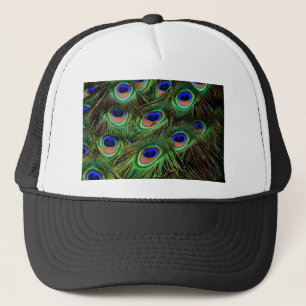 Peacock Feathers Truckerkappe