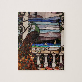 Peacock-festes Glaspuzzle Puzzle