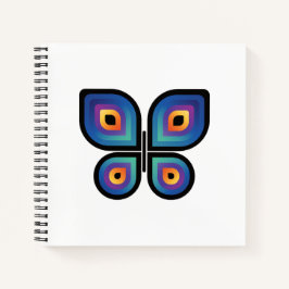 Peacock Flame Butterfly Notizbuch