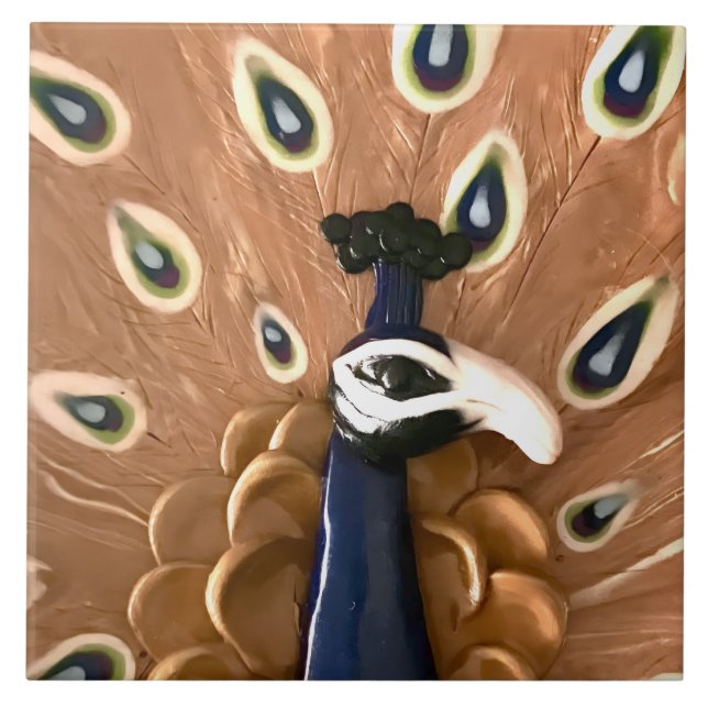 Peacock Fliese (Vorderseite)