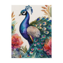 Peacock Floral