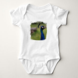 Peacock Foto Baby Jersey Bodysuit Baby Strampler
