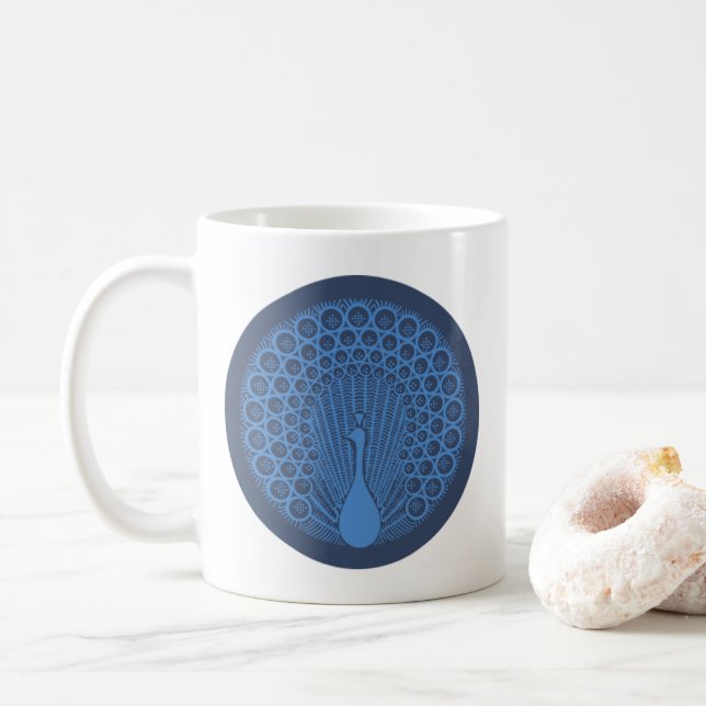 Peacock Gap HOA Logo-Tasse Kaffeetasse (Mit Donut)