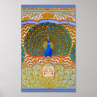 Peacock Gate Poster