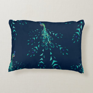 Peacock geometric Pattern Dekokissen