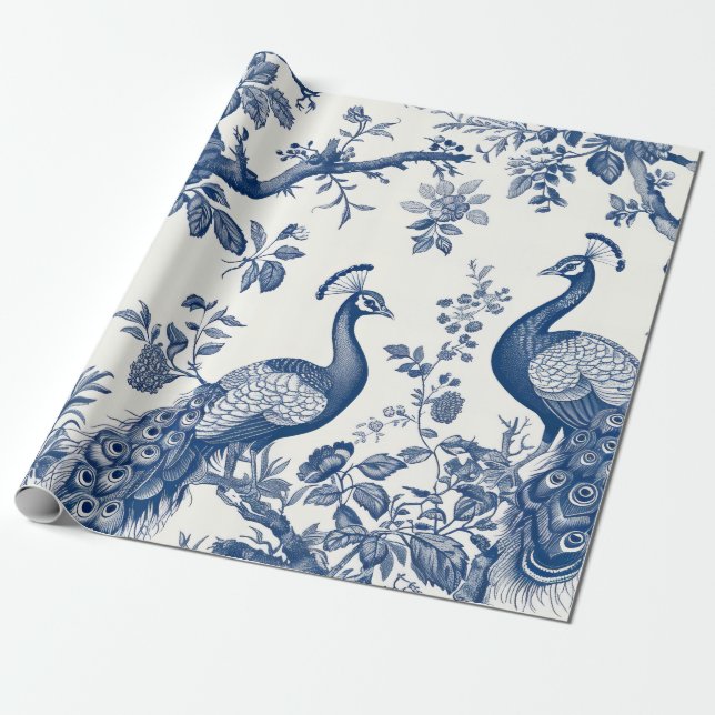 Peacock Geschenkpapier (Ungerollt)