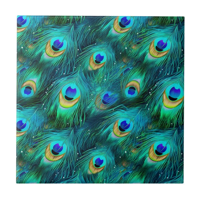 Peacock Glory Fliese (Vorderseite)