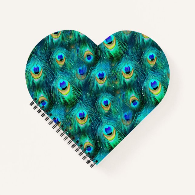 Peacock Glory Notizbuch (Vorderseite)
