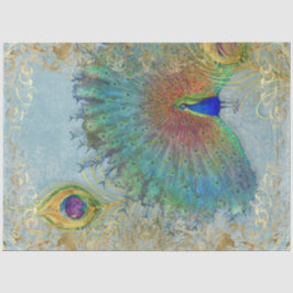 Peacock Goldene Fossilienmuseum Monte San Giorgio Seidenpapier