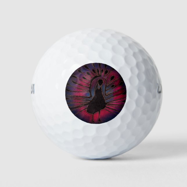 Peacock Golfball (Vorderseite)