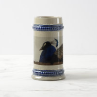 Peacock Gray/Blue 22 oz Stein