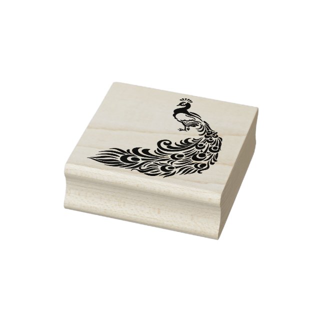 Peacock Gummistempel (Stempel)