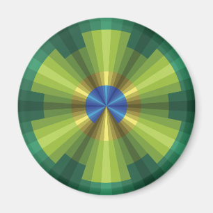 Peacock Illusion Magnet