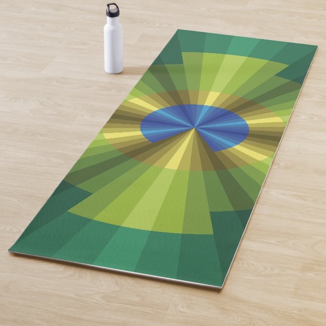 Peacock Illusion Yoga Mat Yogamatte (Beispiel)