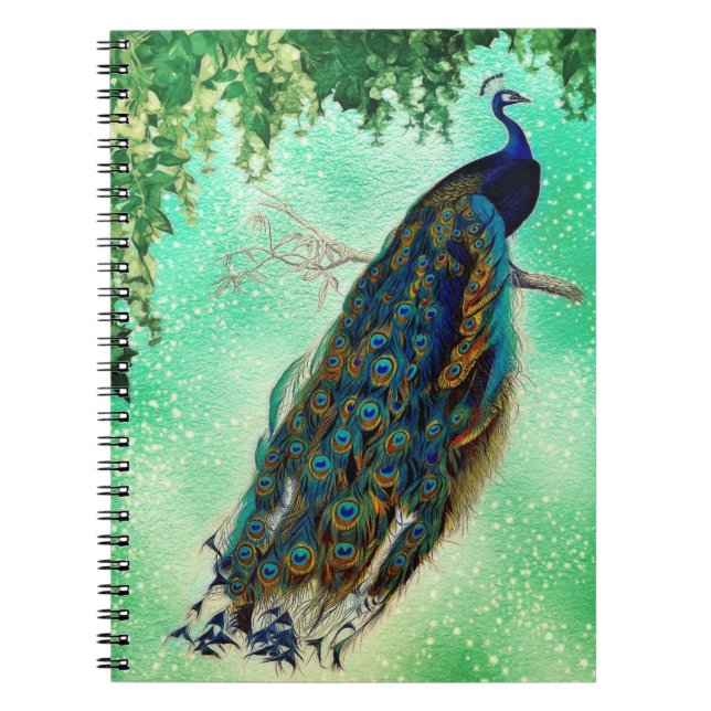 Peacock Journal Notizblock (Vorderseite)