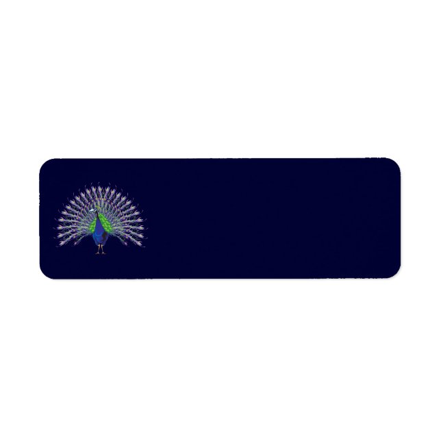 Peacock Labels (Vorne)