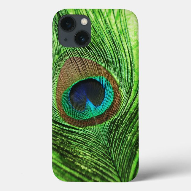 Peacock Lime Green Case-Mate iPhone Hülle (Rückseite)