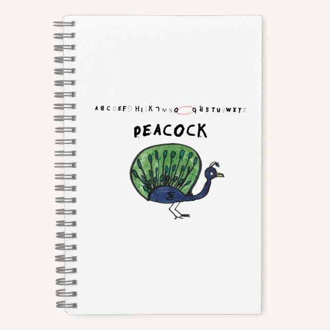 Peacock Lovers Notizbuch (Vorderseite)