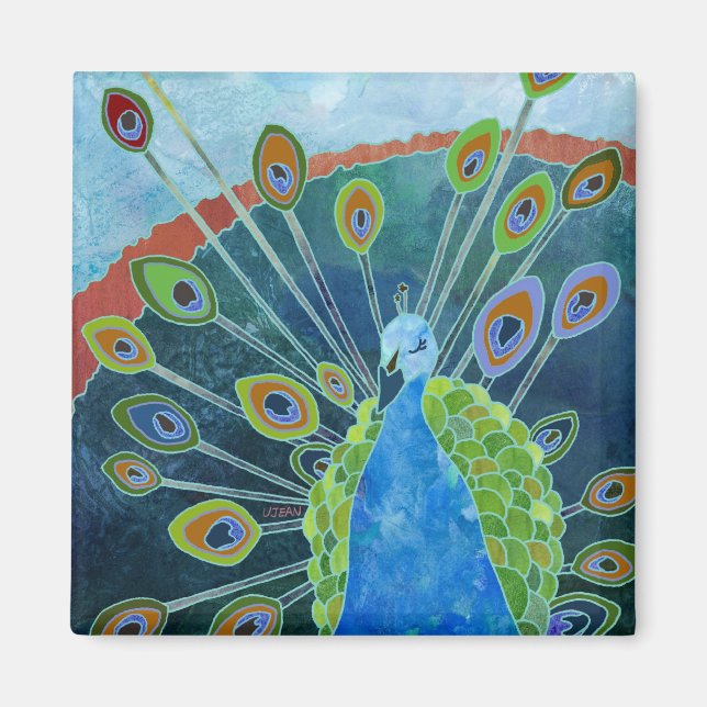 Peacock Magnet (Vorne)