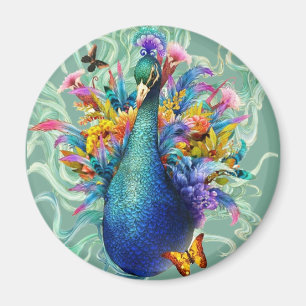 Peacock Magnet