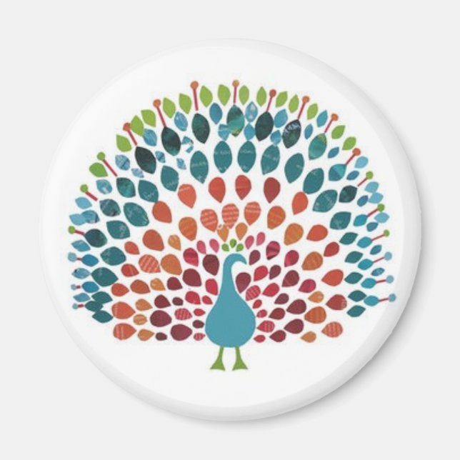 Peacock Magnet (Vorne)