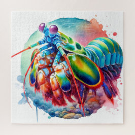 Peacock Mantis Shrimp REF253 - Watercolor Puzzle