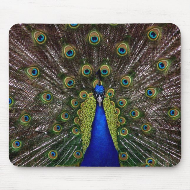 Peacock Mouse Pad Mousepad (Vorne)