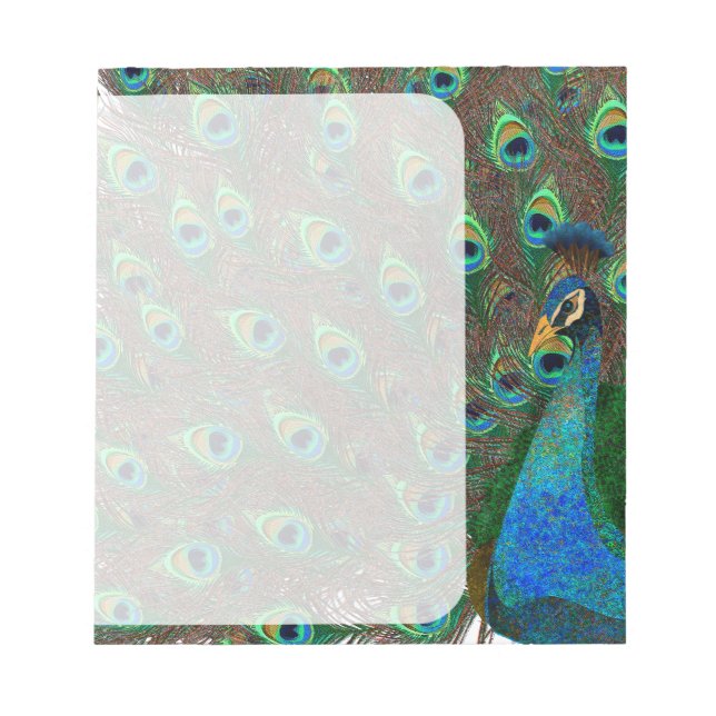 Peacock Notizblock (Vorderseite)