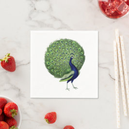 Peacock Open Fan Serviette