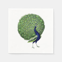 Peacock Open Fan Serviette