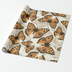 Peacock pansy-schmetterling-Muster Geschenkpapier