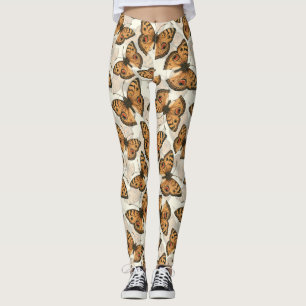 Peacock pansy-schmetterling-Muster Leggings