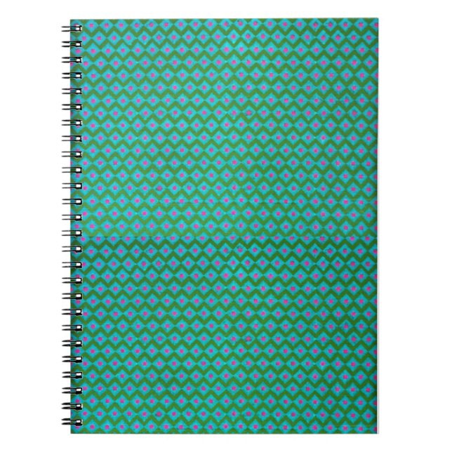 Peacock Pattern Notizblock (Vorderseite)