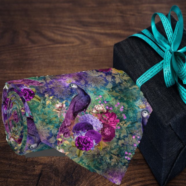 Peacock Peacock Royal Regal Neck Tie Necktie Krawatte (Von Creator hochgeladen)