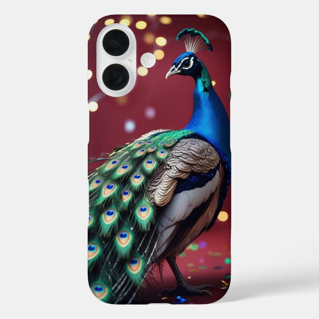 Peacock phone case  (Rückseite)