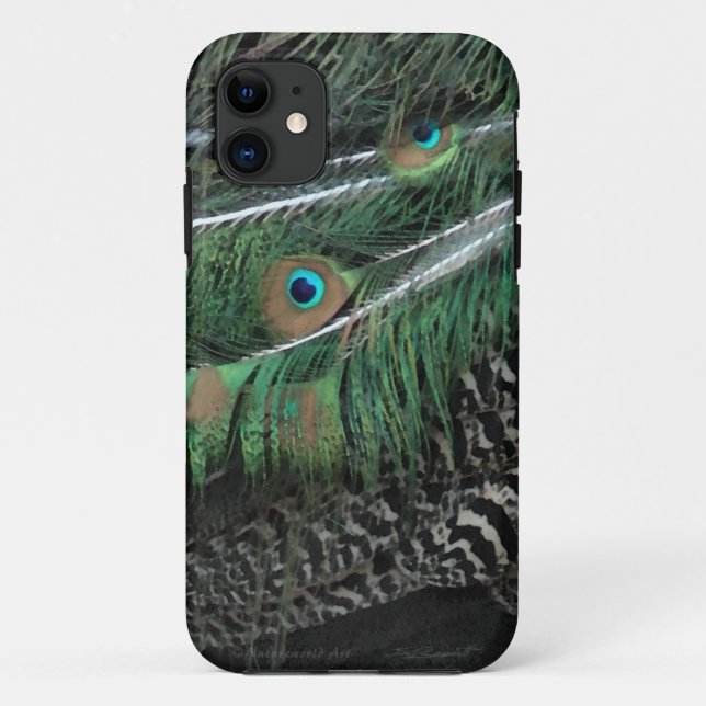 Peacock Plumage iPhone5 Fall Case-Mate iPhone Hülle (Rückseite)