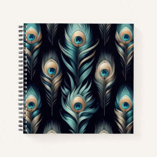 Peacock Plumes Notizbuch