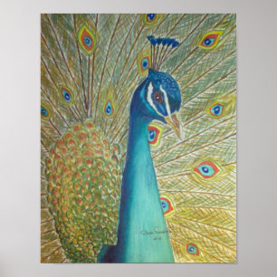 Peacock Poster