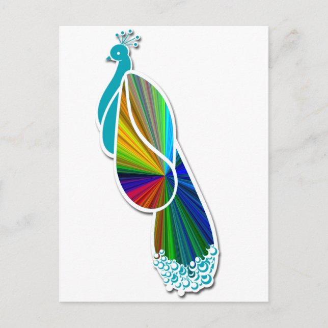 Peacock Postkarte (Vorderseite)