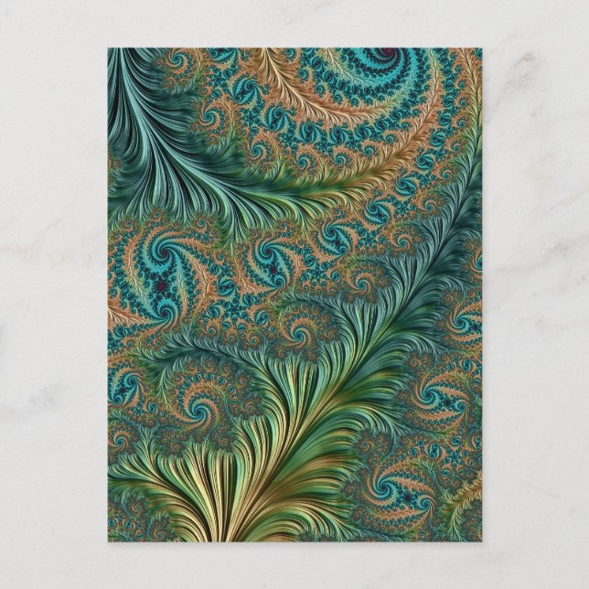 Peacock Postkarte (Vorderseite)