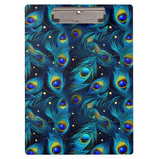 Peacock Pride Klemmbrett (Vorderseite)