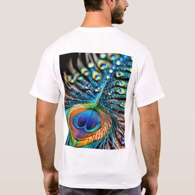 Peacock Pride-T-Shirts T-Shirt (Rückseite)