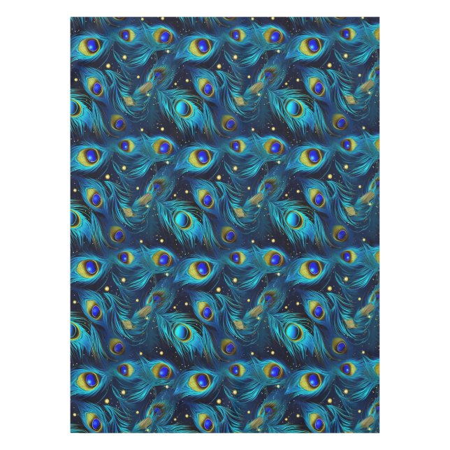 Peacock Pride Tischdecke (Vorderseite)