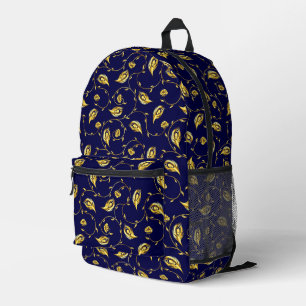 Peacock Sari Pattern Bedruckter Rucksack