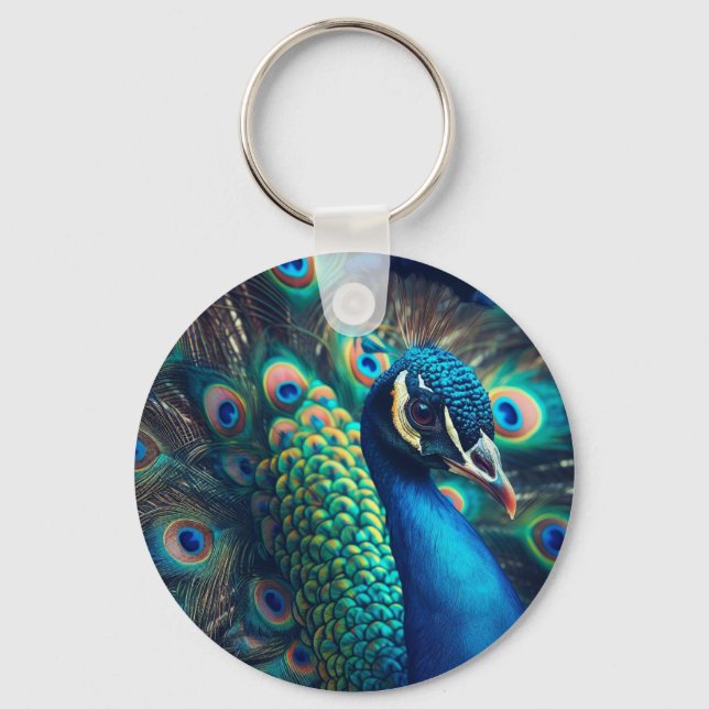 Peacock Schlüsselanhänger (Rückseite)