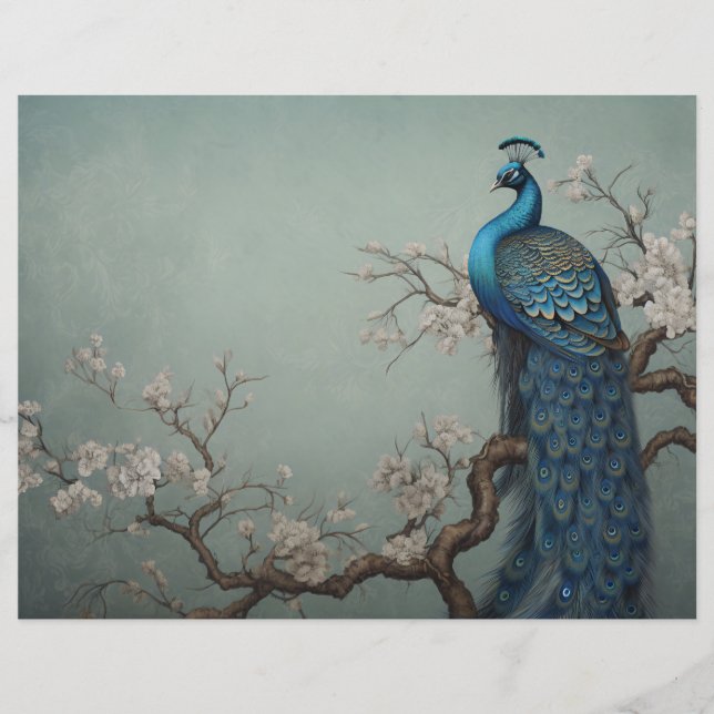 Peacock Scrapbook Journal (Vorderseite)